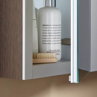 VERDERA 40 X 30 INCHES SLOW-CLOSE THREE-DOOR MIRRORED MEDICINE CABINET - robinsonco.ca