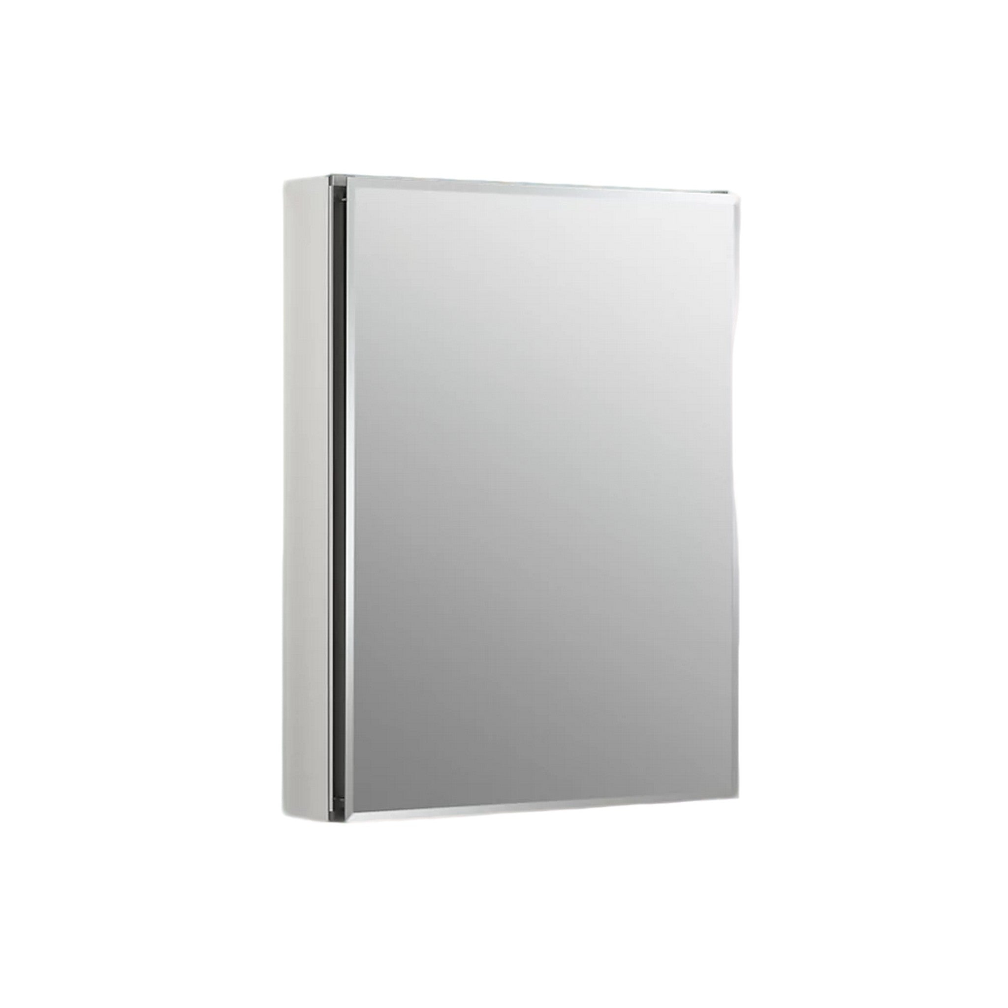 20 X 26 INCHES ALUMINUM SINGLE-DOOR MEDICINE CABINET WITH BEVELED EDGES - robinsonco.ca