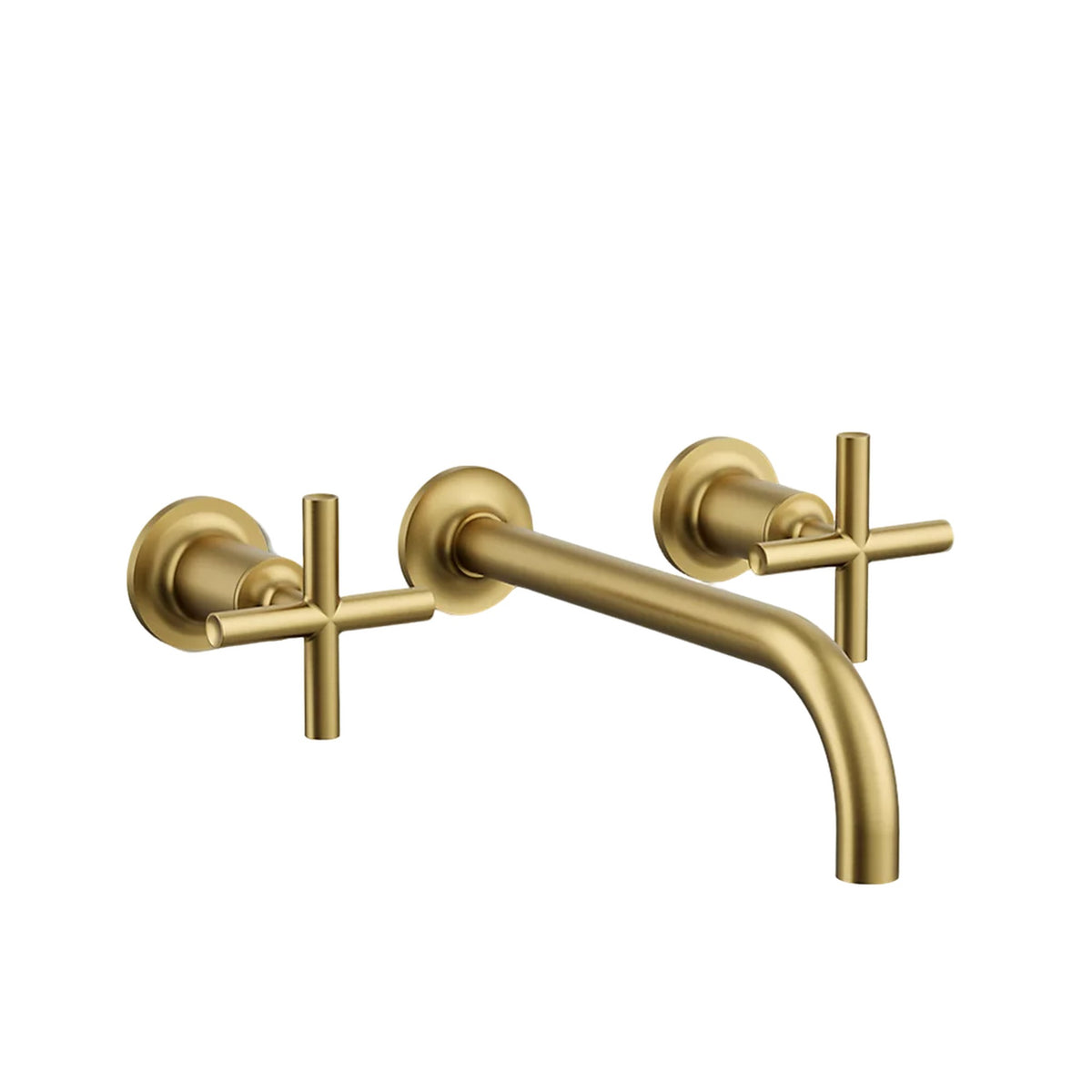 PURIST WALL-MOUNT BATHROOM SINK FAUCET TRIM WITH CROSS HANDLES - robinsonco.ca