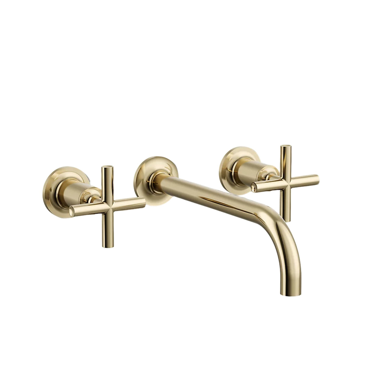 PURIST WALL-MOUNT BATHROOM SINK FAUCET TRIM WITH CROSS HANDLES - robinsonco.ca