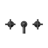 PURIST WALL-MOUNT BATHROOM SINK FAUCET TRIM WITH CROSS HANDLES - robinsonco.ca