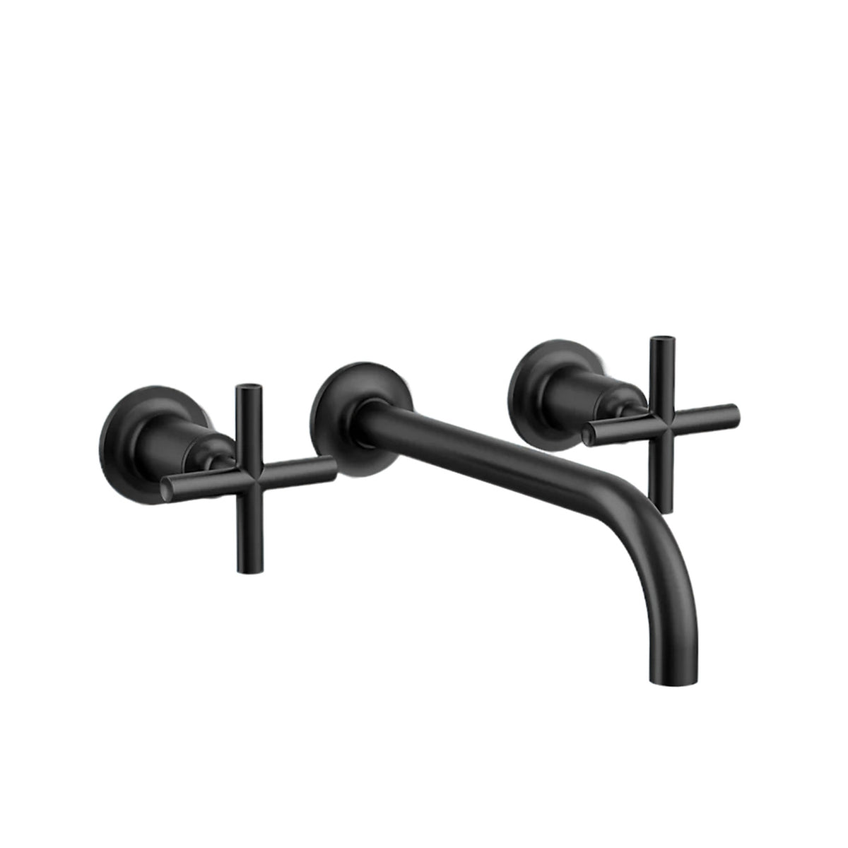 PURIST WALL-MOUNT BATHROOM SINK FAUCET TRIM WITH CROSS HANDLES - robinsonco.ca