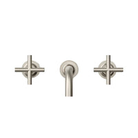 PURIST WALL-MOUNT BATHROOM SINK FAUCET TRIM WITH CROSS HANDLES - robinsonco.ca