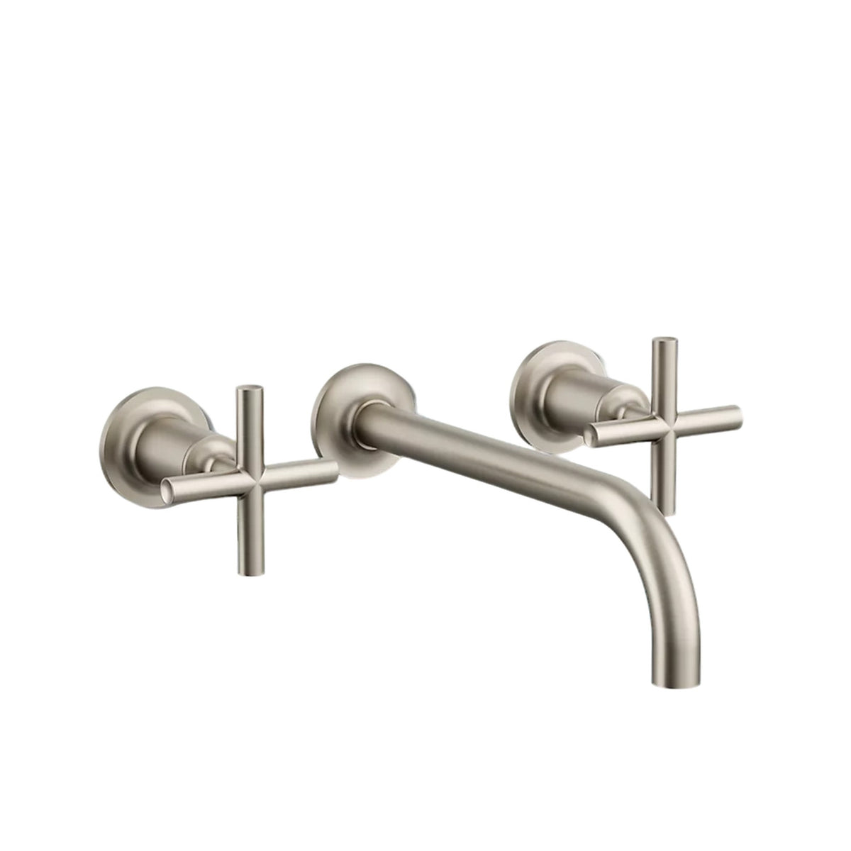 PURIST WALL-MOUNT BATHROOM SINK FAUCET TRIM WITH CROSS HANDLES - robinsonco.ca