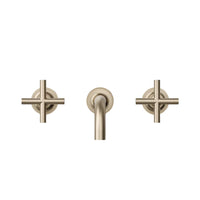 PURIST WALL-MOUNT BATHROOM SINK FAUCET TRIM WITH CROSS HANDLES - robinsonco.ca