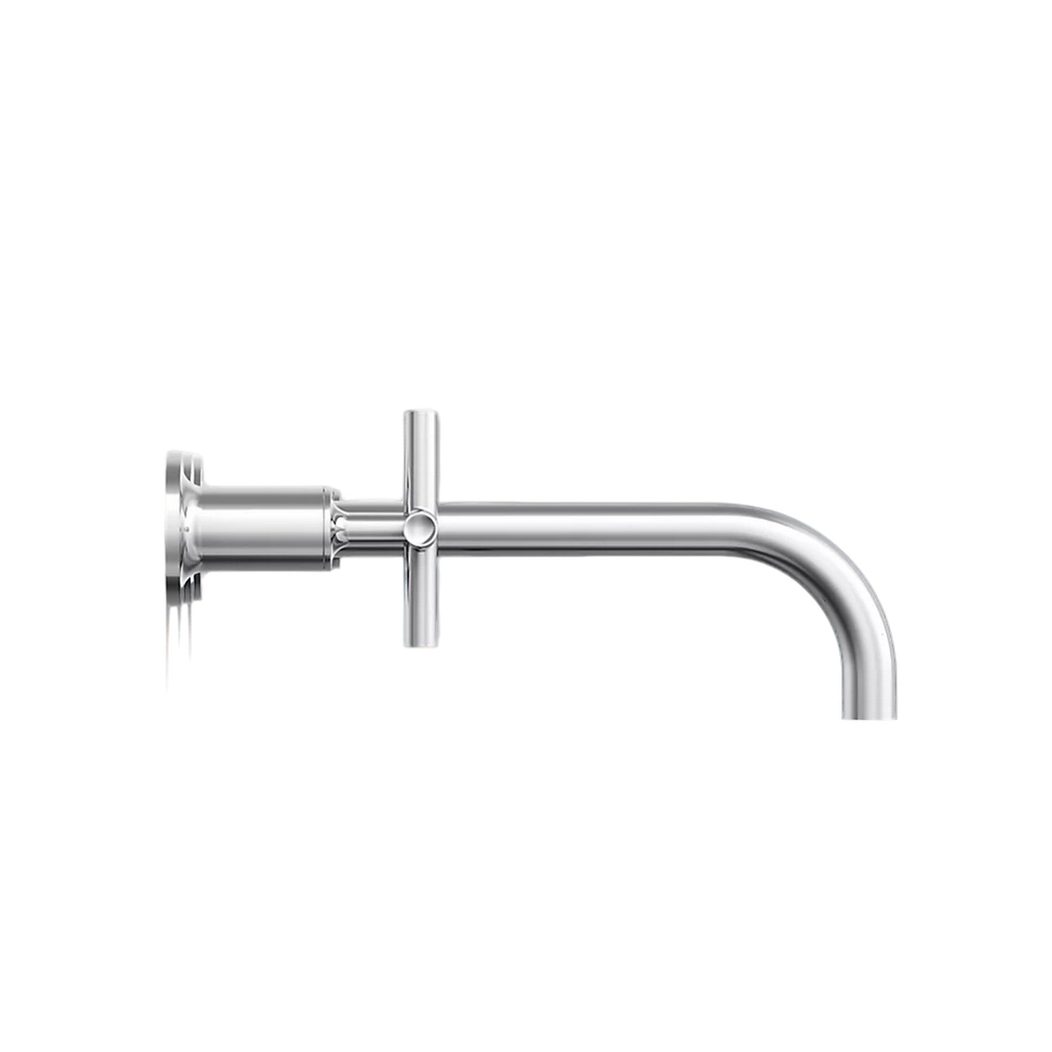 PURIST WALL-MOUNT BATHROOM SINK FAUCET TRIM WITH CROSS HANDLES - robinsonco.ca