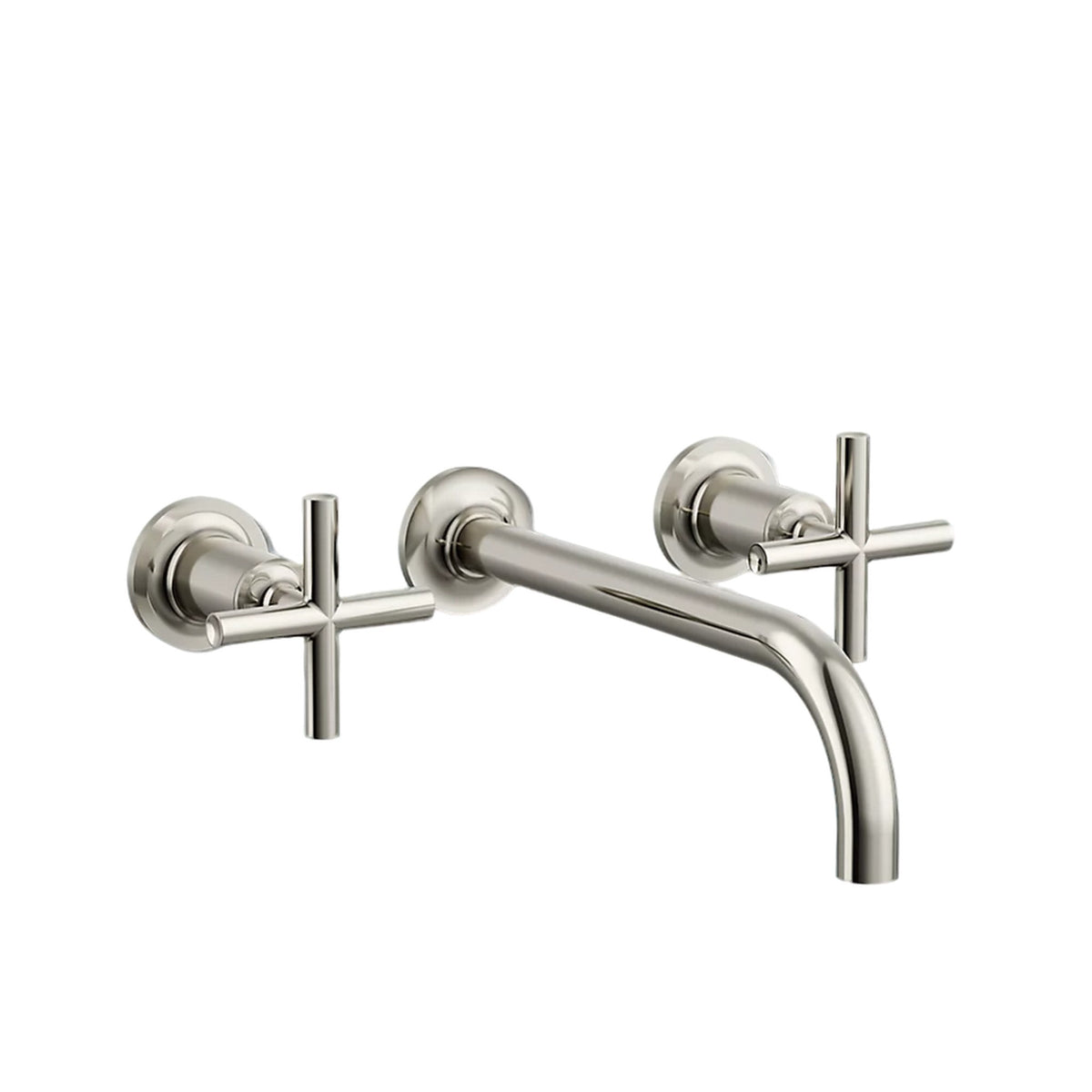 PURIST WALL-MOUNT BATHROOM SINK FAUCET TRIM WITH CROSS HANDLES - robinsonco.ca