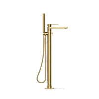 PARALLEL FLOOR MOUNT BATH FILLER TRIM WITH HANDSHOWER - robinsonco.ca