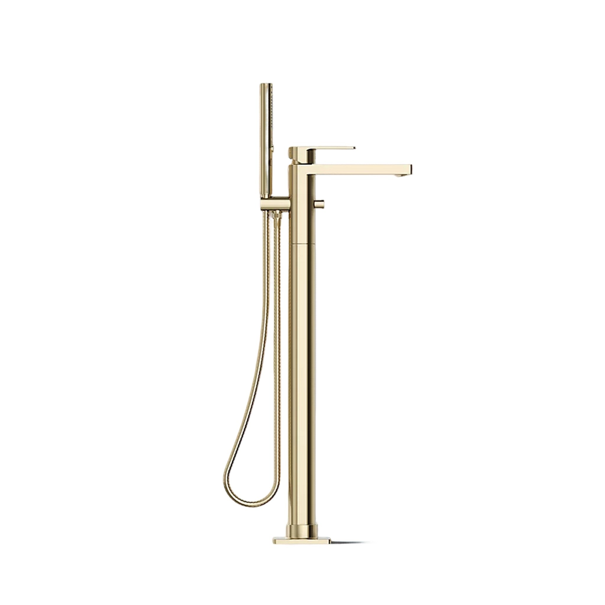 PARALLEL FLOOR MOUNT BATH FILLER TRIM WITH HANDSHOWER - robinsonco.ca