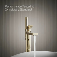 PARALLEL FLOOR MOUNT BATH FILLER TRIM WITH HANDSHOWER - robinsonco.ca