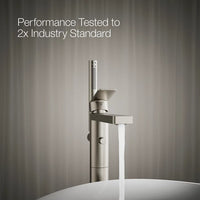 PARALLEL FLOOR MOUNT BATH FILLER TRIM WITH HANDSHOWER - robinsonco.ca