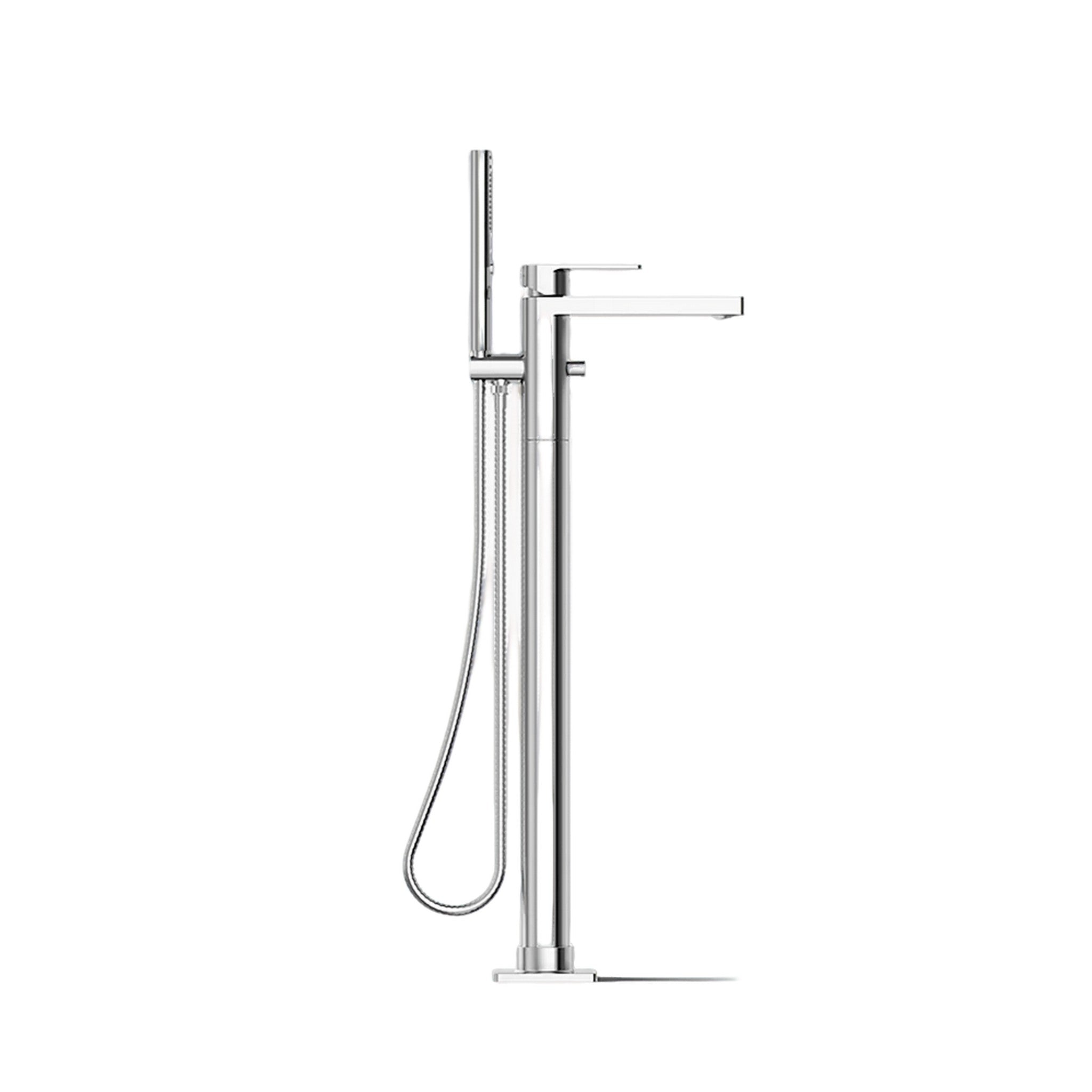 PARALLEL FLOOR MOUNT BATH FILLER TRIM WITH HANDSHOWER - robinsonco.ca