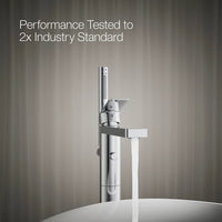 PARALLEL FLOOR MOUNT BATH FILLER TRIM WITH HANDSHOWER - robinsonco.ca