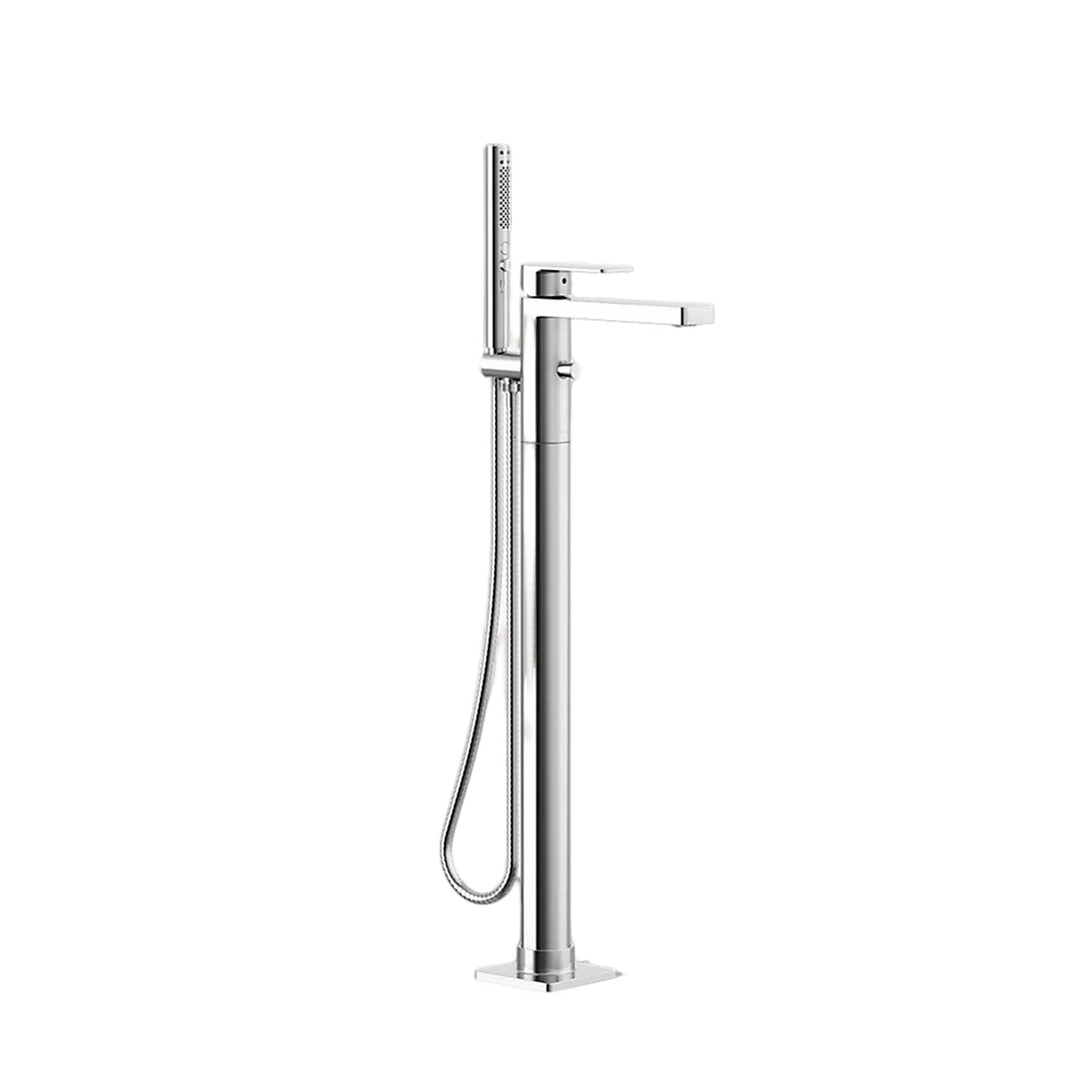 PARALLEL FLOOR MOUNT BATH FILLER TRIM WITH HANDSHOWER - robinsonco.ca