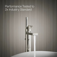 PARALLEL FLOOR MOUNT BATH FILLER TRIM WITH HANDSHOWER - robinsonco.ca