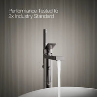 PARALLEL FLOOR MOUNT BATH FILLER TRIM WITH HANDSHOWER - robinsonco.ca
