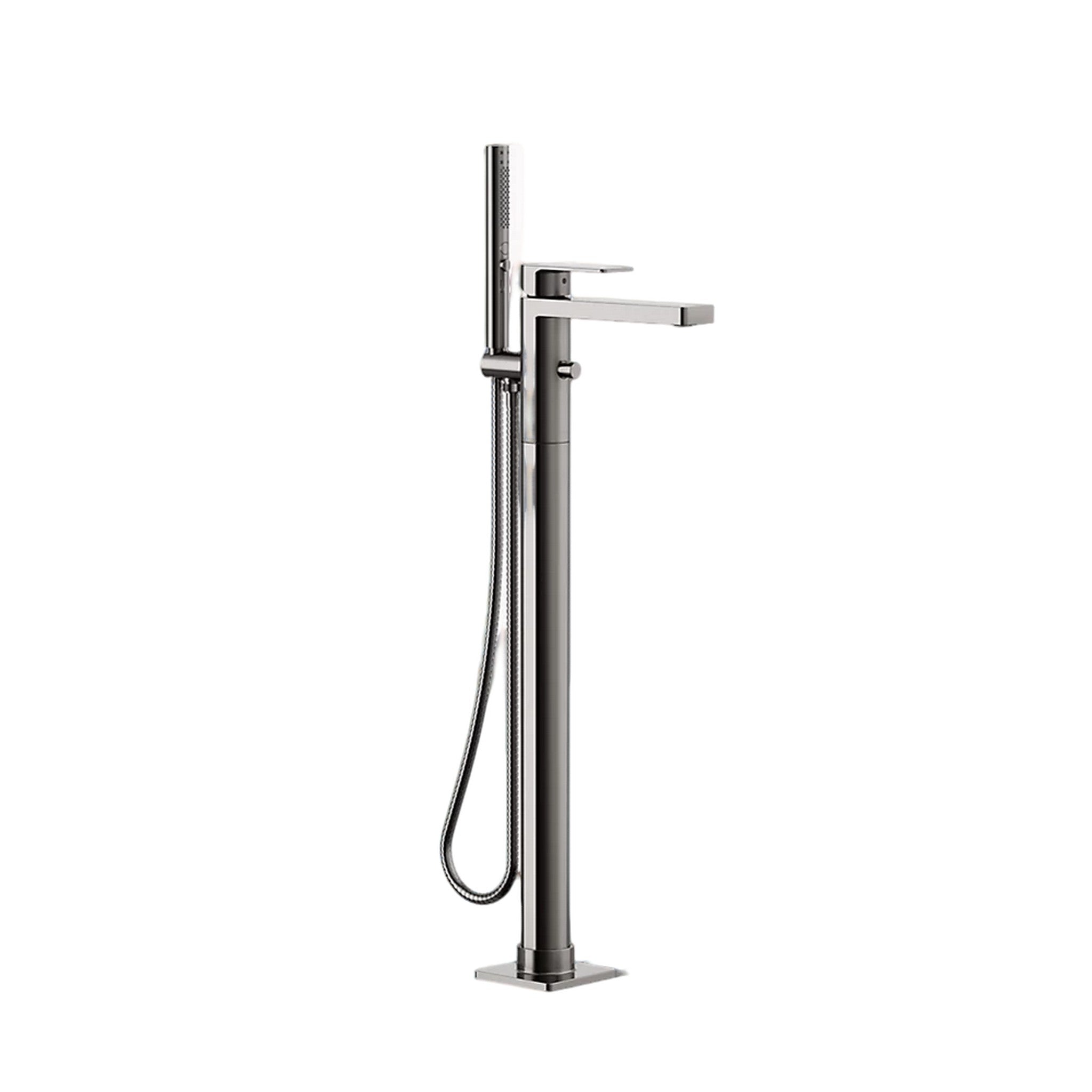 PARALLEL FLOOR MOUNT BATH FILLER TRIM WITH HANDSHOWER - robinsonco.ca