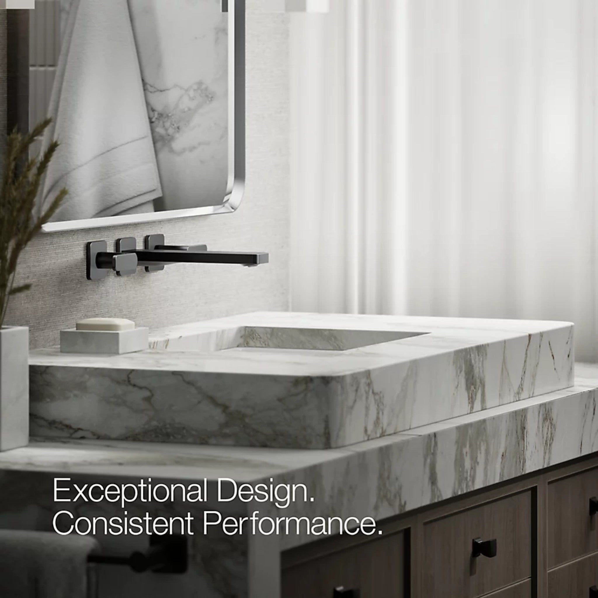 PARALLEL WALL-MOUNT BATHROOM SINK FAUCET TRIM - robinsonco.ca