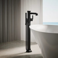 RIFF FLOOR MOUNT BATH FILLER TRIM WITH HANDSHOWER - robinsonco.ca