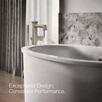 RIFF FLOOR MOUNT BATH FILLER TRIM WITH HANDSHOWER - robinsonco.ca
