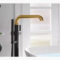 TONE FLOOR MOUNT BATH FILLER TRIM WITH HANDSHOWER - robinsonco.ca