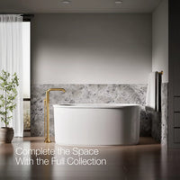 TONE FLOOR MOUNT BATH FILLER TRIM WITH HANDSHOWER - robinsonco.ca