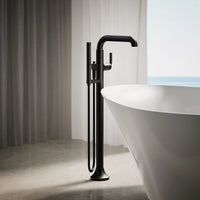 TONE FLOOR MOUNT BATH FILLER TRIM WITH HANDSHOWER - robinsonco.ca