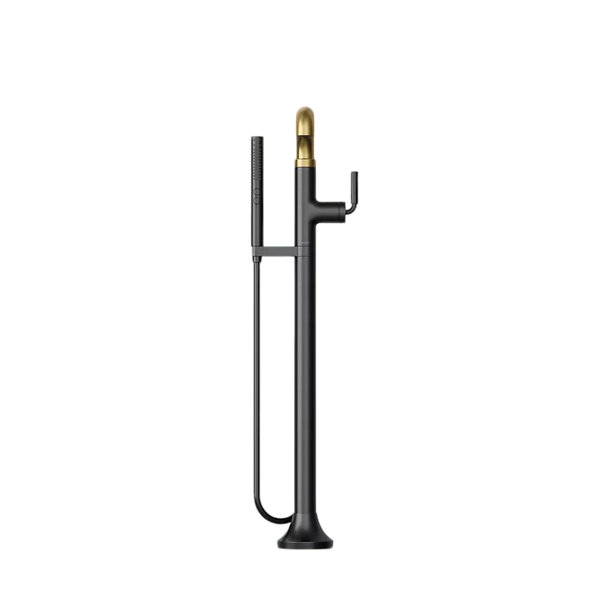TONE FLOOR MOUNT BATH FILLER TRIM WITH HANDSHOWER - robinsonco.ca