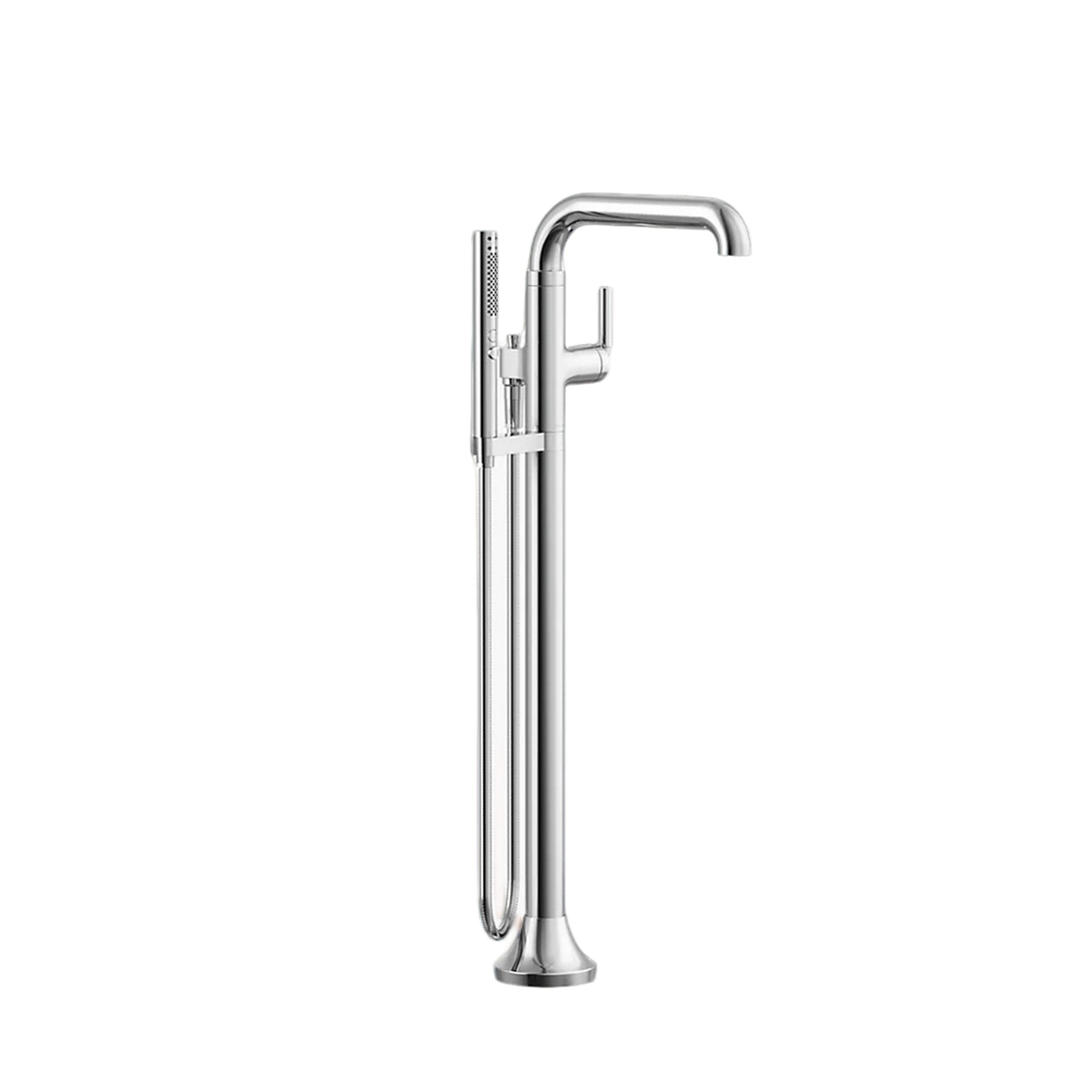 TONE FLOOR MOUNT BATH FILLER TRIM WITH HANDSHOWER - robinsonco.ca