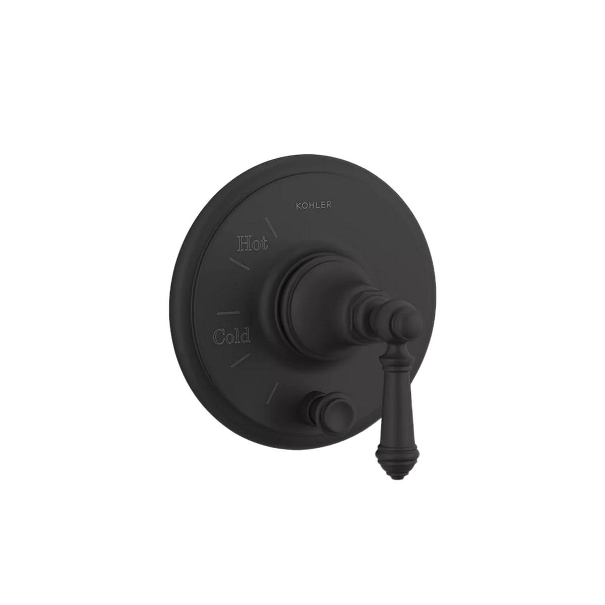 ARTIFACTS® RITE-TEMP PRESSURE-BALANCING VALVE TRIM WITH PUSH-BUTTON DIVERTER AND LEVER HANDLE - robinsonco.ca