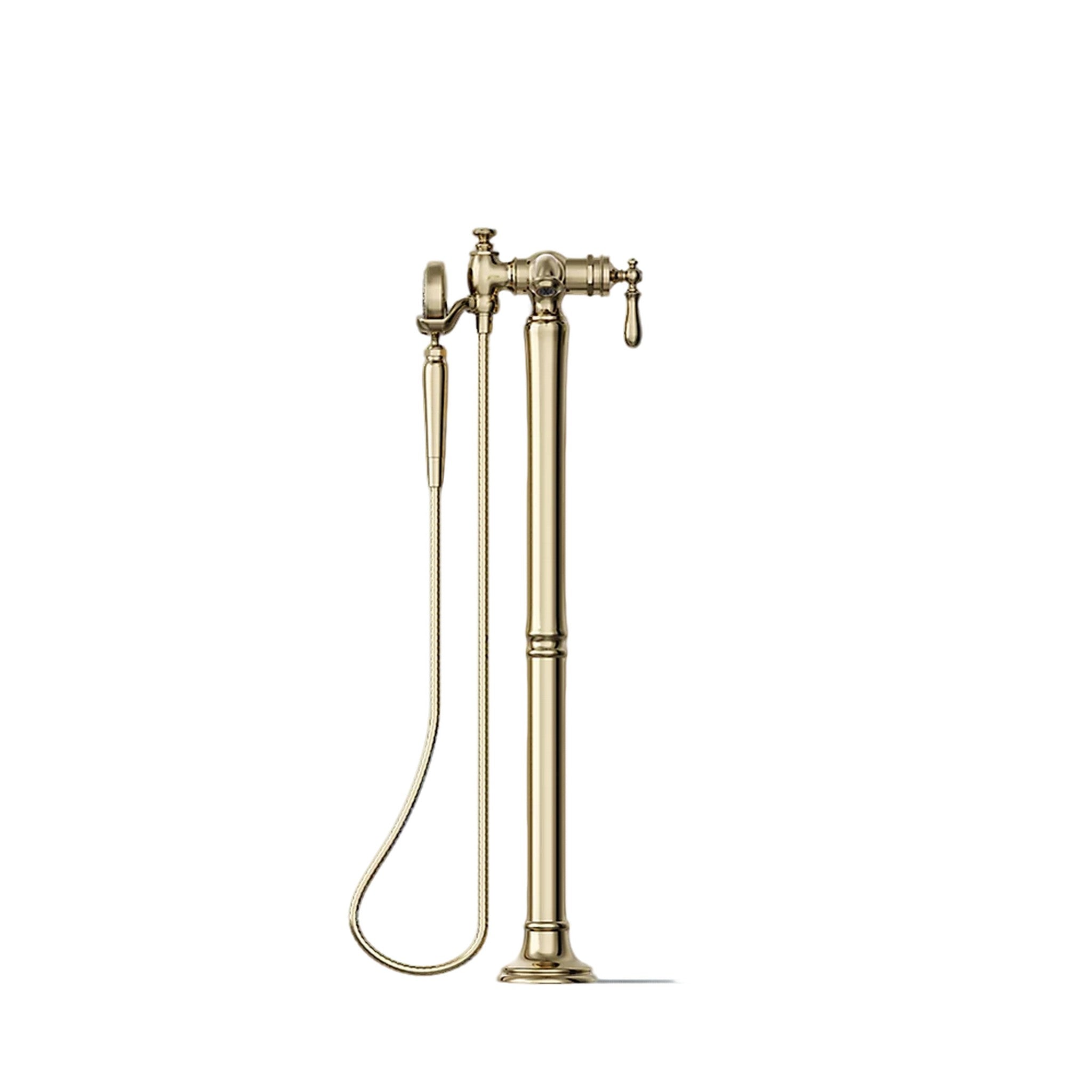 ARTIFACTS FLOOR MOUNT BATH FILLER TRIM WITH HANDSHOWER - robinsonco.ca