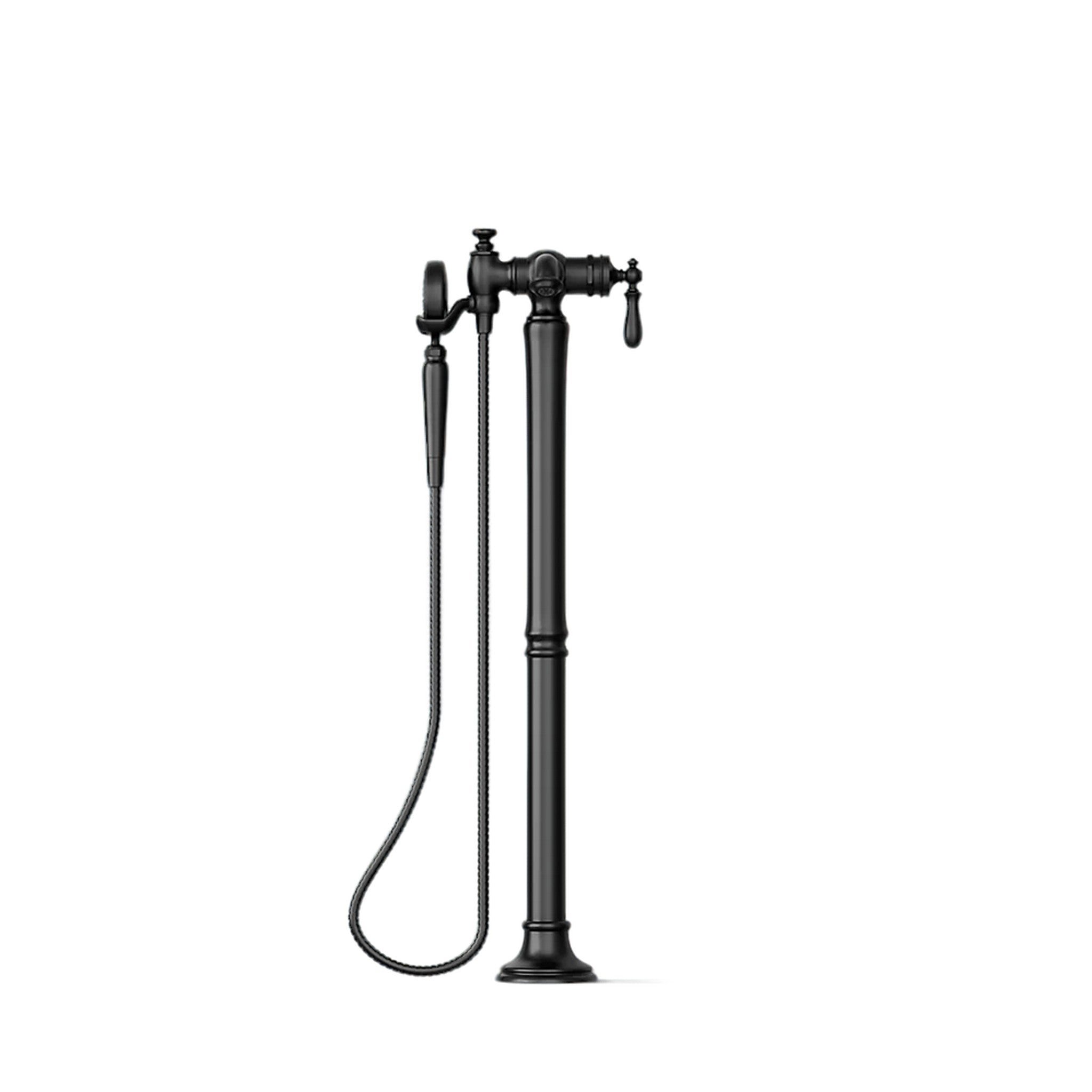 ARTIFACTS FLOOR MOUNT BATH FILLER TRIM WITH HANDSHOWER - robinsonco.ca
