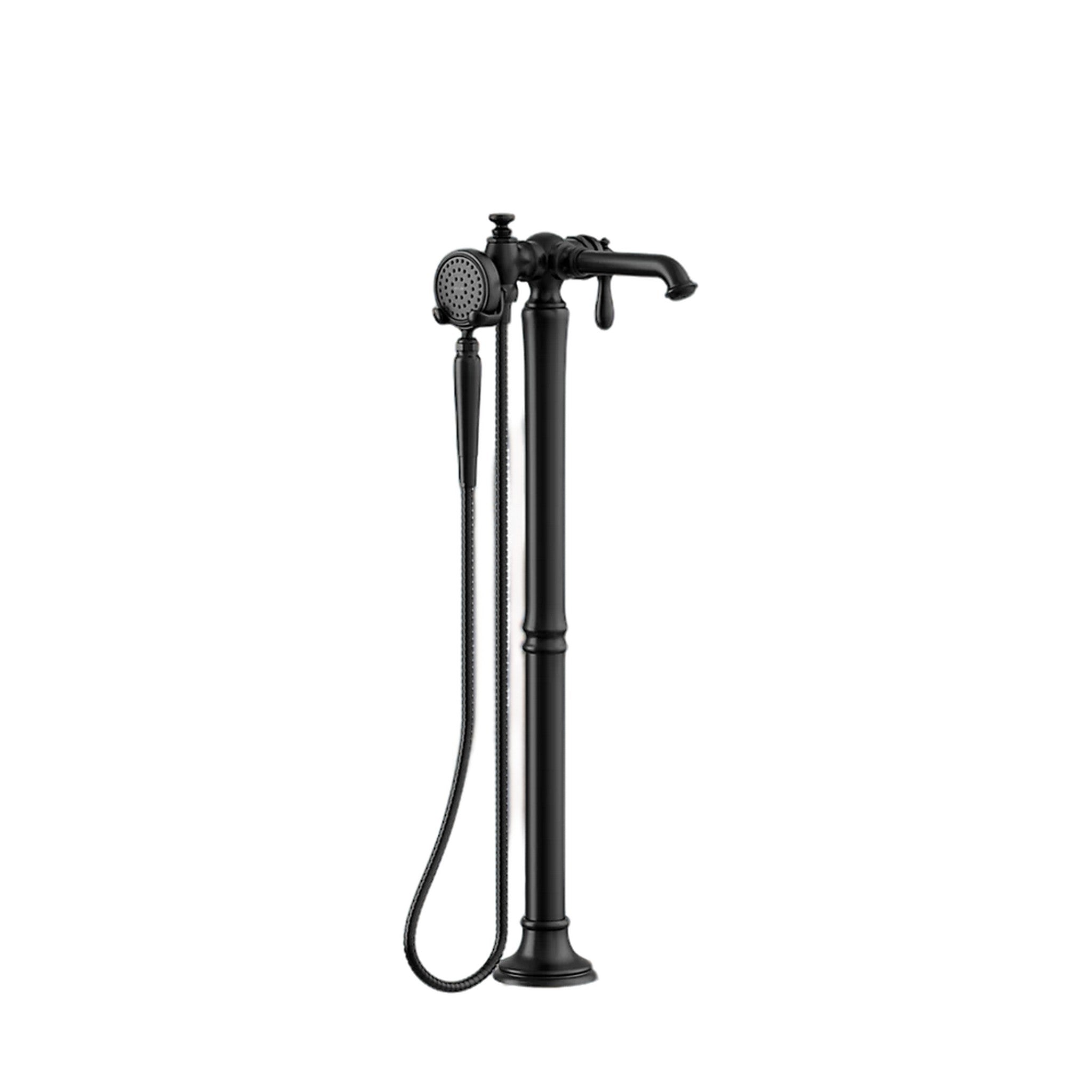 ARTIFACTS FLOOR MOUNT BATH FILLER TRIM WITH HANDSHOWER - robinsonco.ca