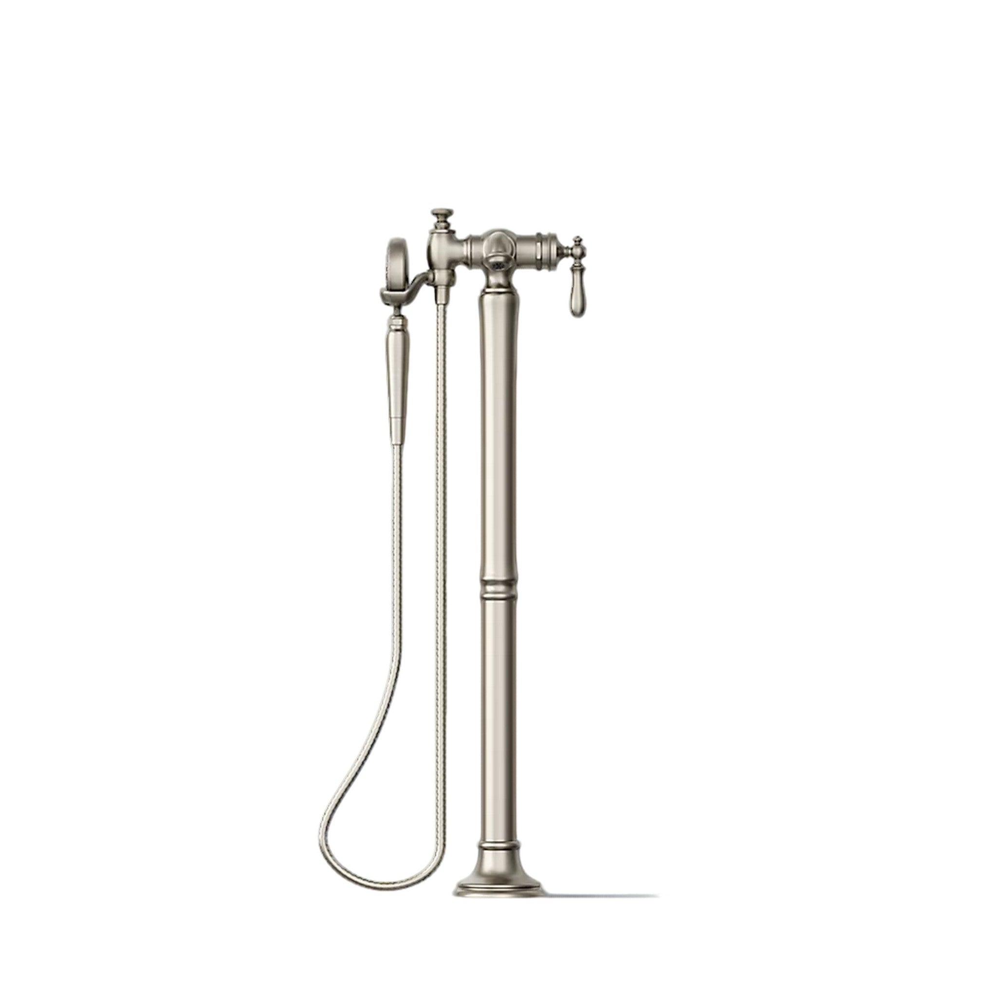 ARTIFACTS FLOOR MOUNT BATH FILLER TRIM WITH HANDSHOWER - robinsonco.ca