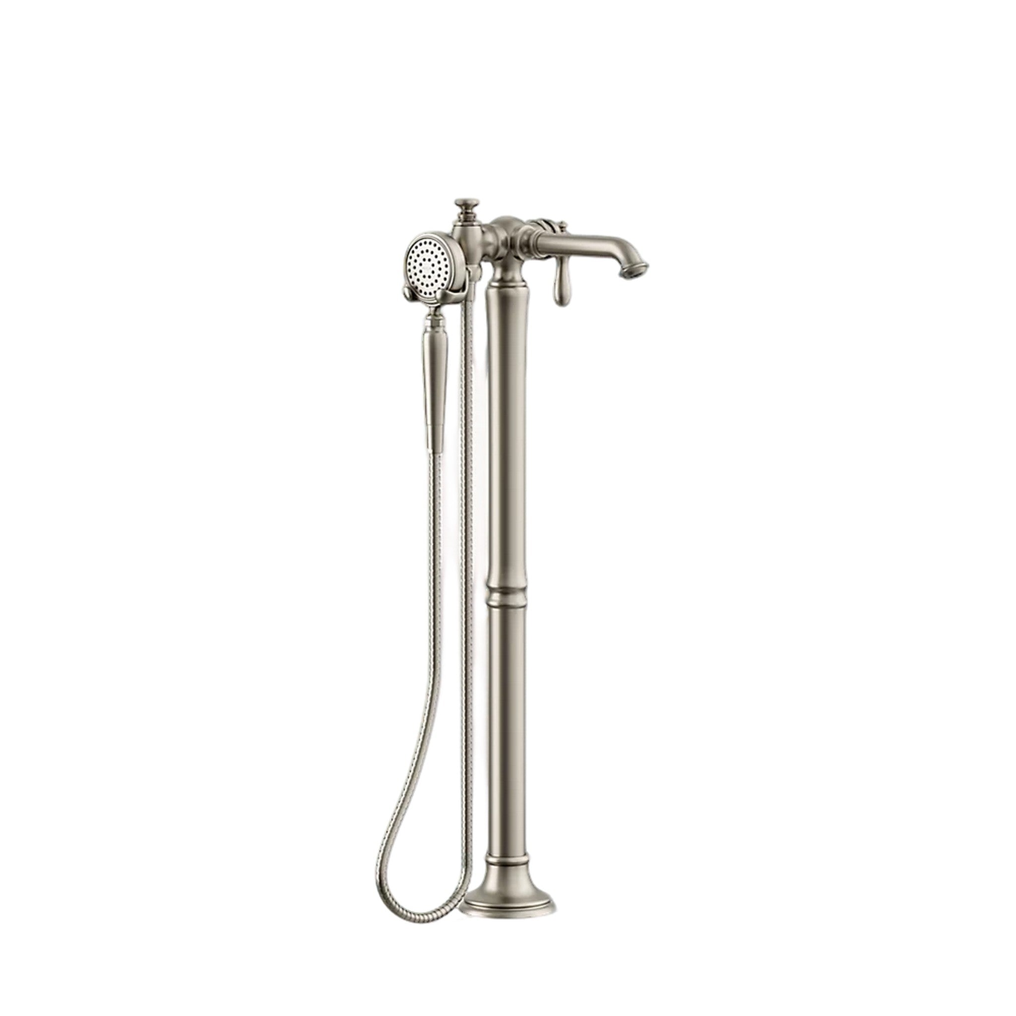 ARTIFACTS FLOOR MOUNT BATH FILLER TRIM WITH HANDSHOWER - robinsonco.ca