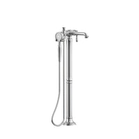 ARTIFACTS FLOOR MOUNT BATH FILLER TRIM WITH HANDSHOWER - robinsonco.ca