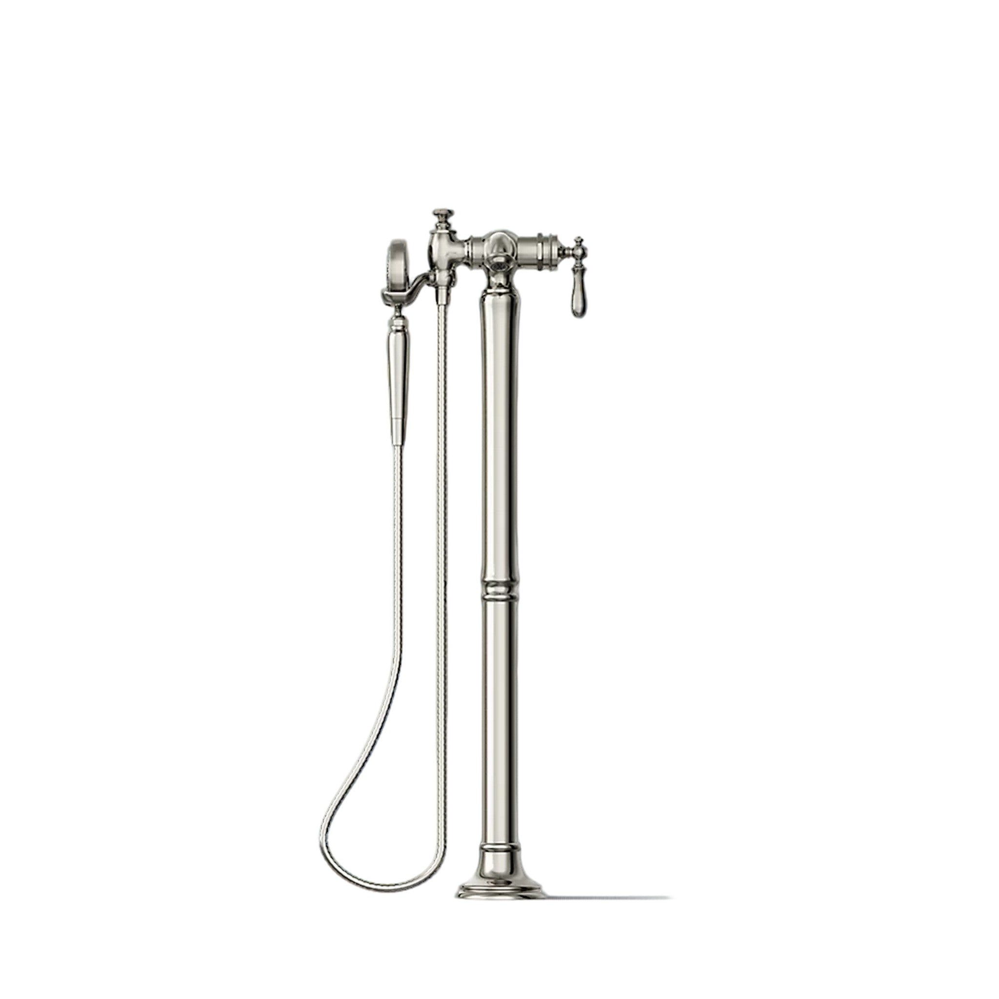 ARTIFACTS FLOOR MOUNT BATH FILLER TRIM WITH HANDSHOWER - robinsonco.ca