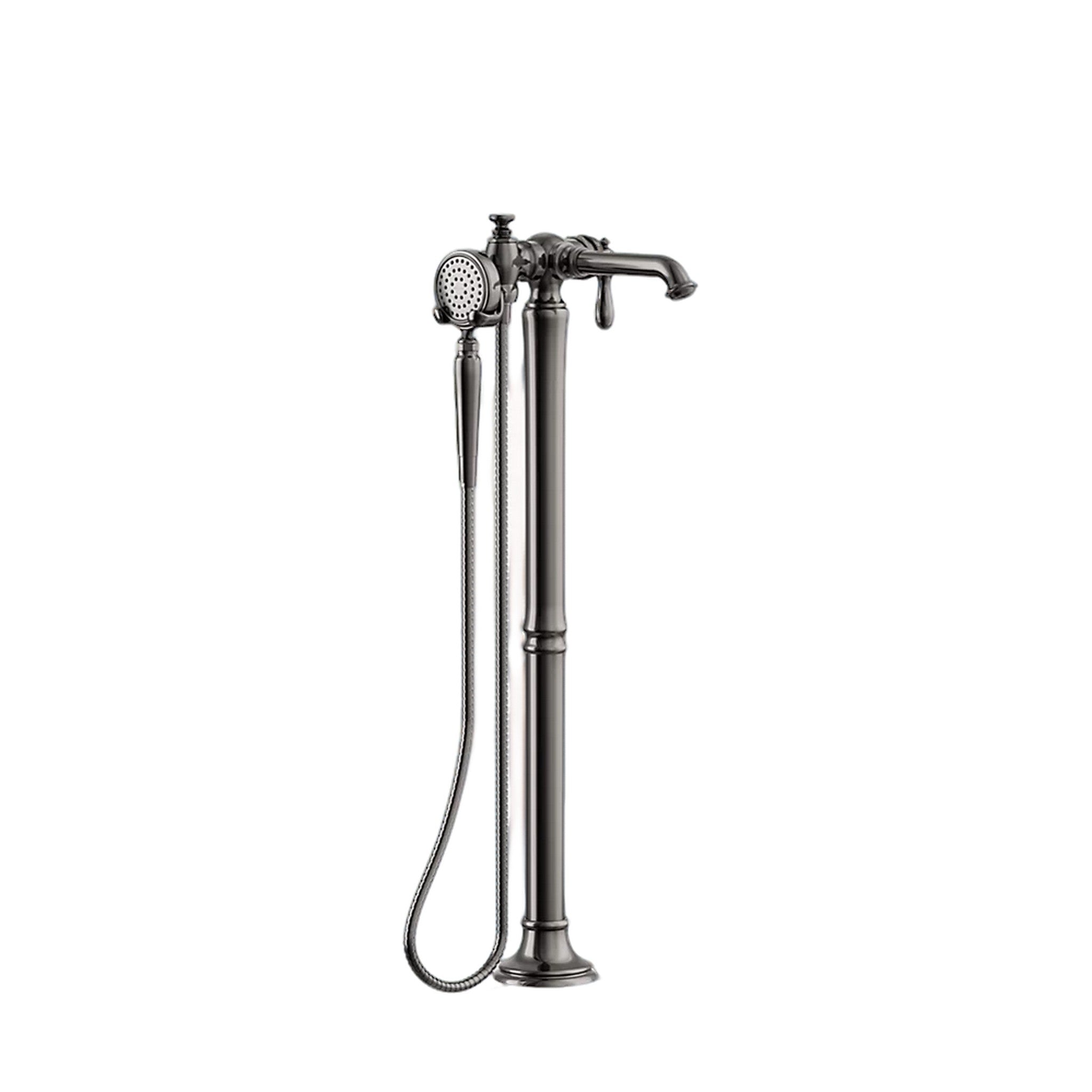 ARTIFACTS FLOOR MOUNT BATH FILLER TRIM WITH HANDSHOWER - robinsonco.ca