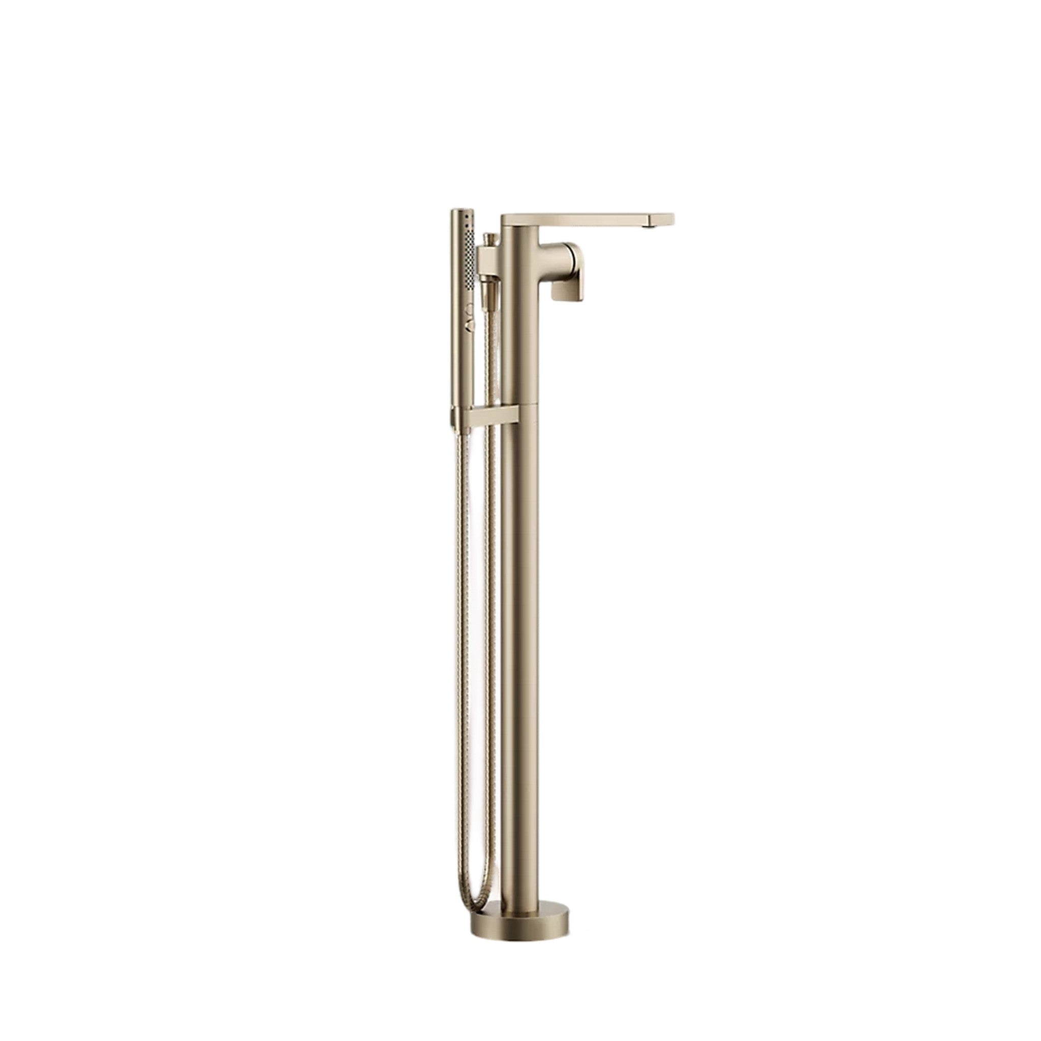 COMPOSED FLOOR MOUNT BATH FILLER TRIM WITH HANDSHOWER - robinsonco.ca