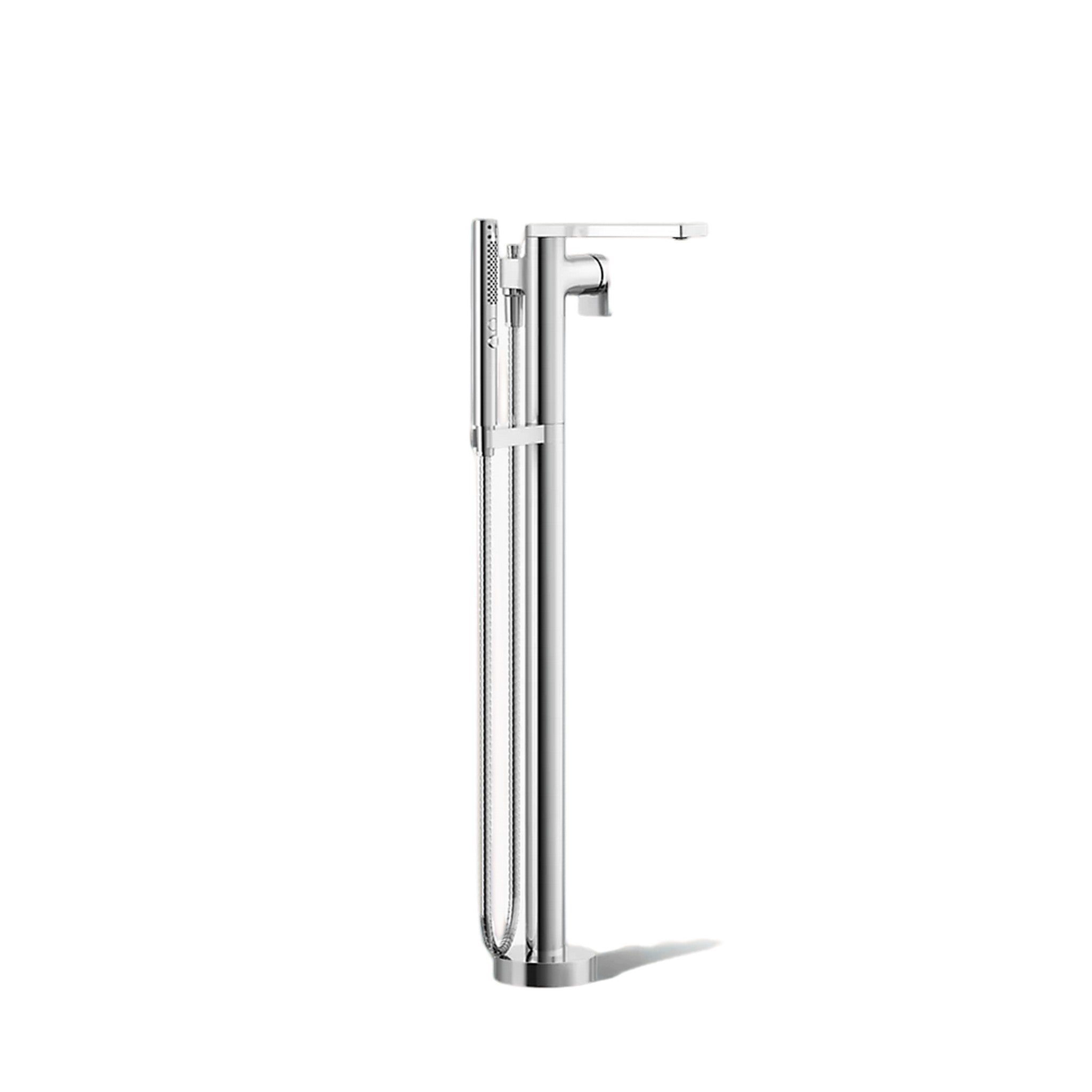 COMPOSED FLOOR MOUNT BATH FILLER TRIM WITH HANDSHOWER - robinsonco.ca