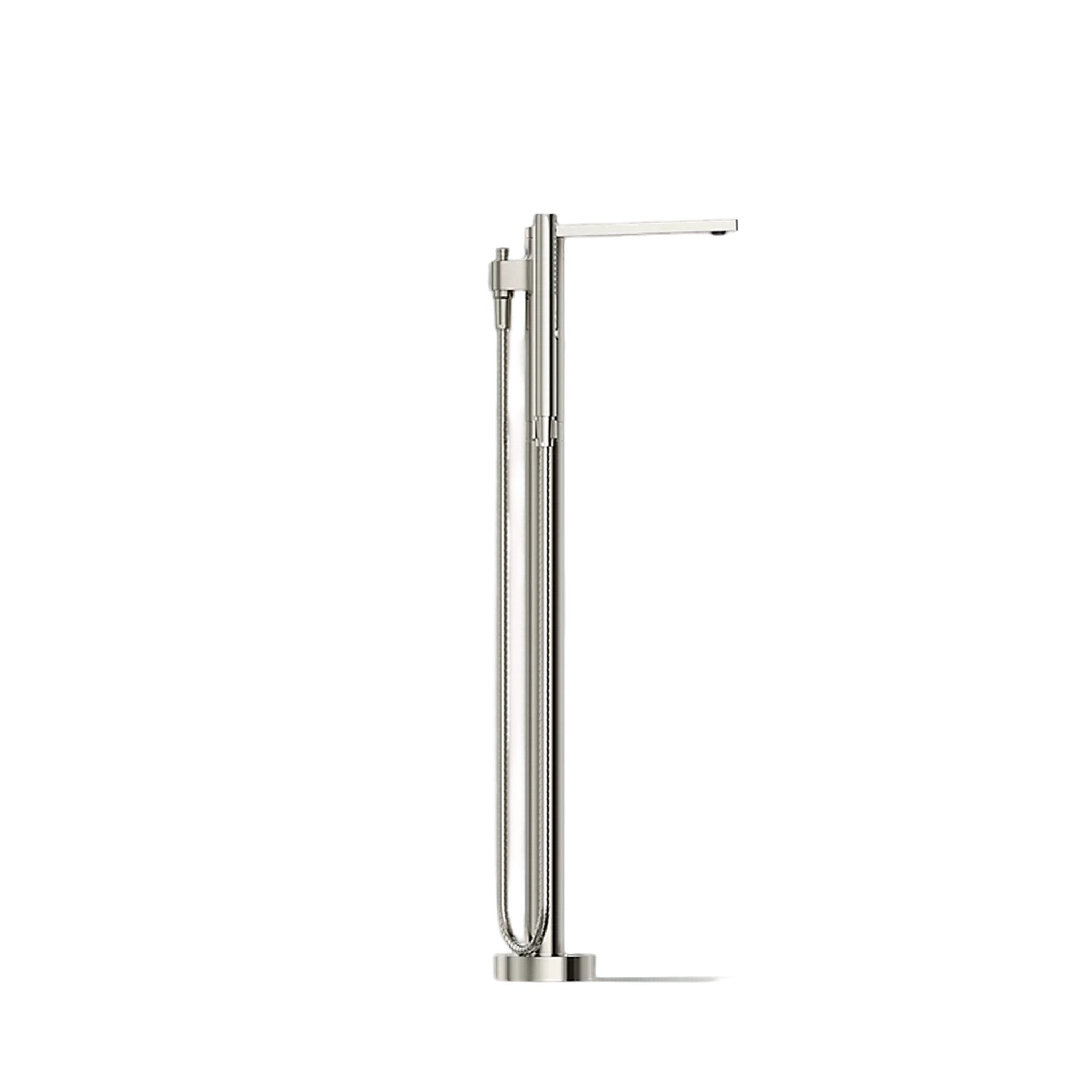 COMPOSED FLOOR MOUNT BATH FILLER TRIM WITH HANDSHOWER - robinsonco.ca