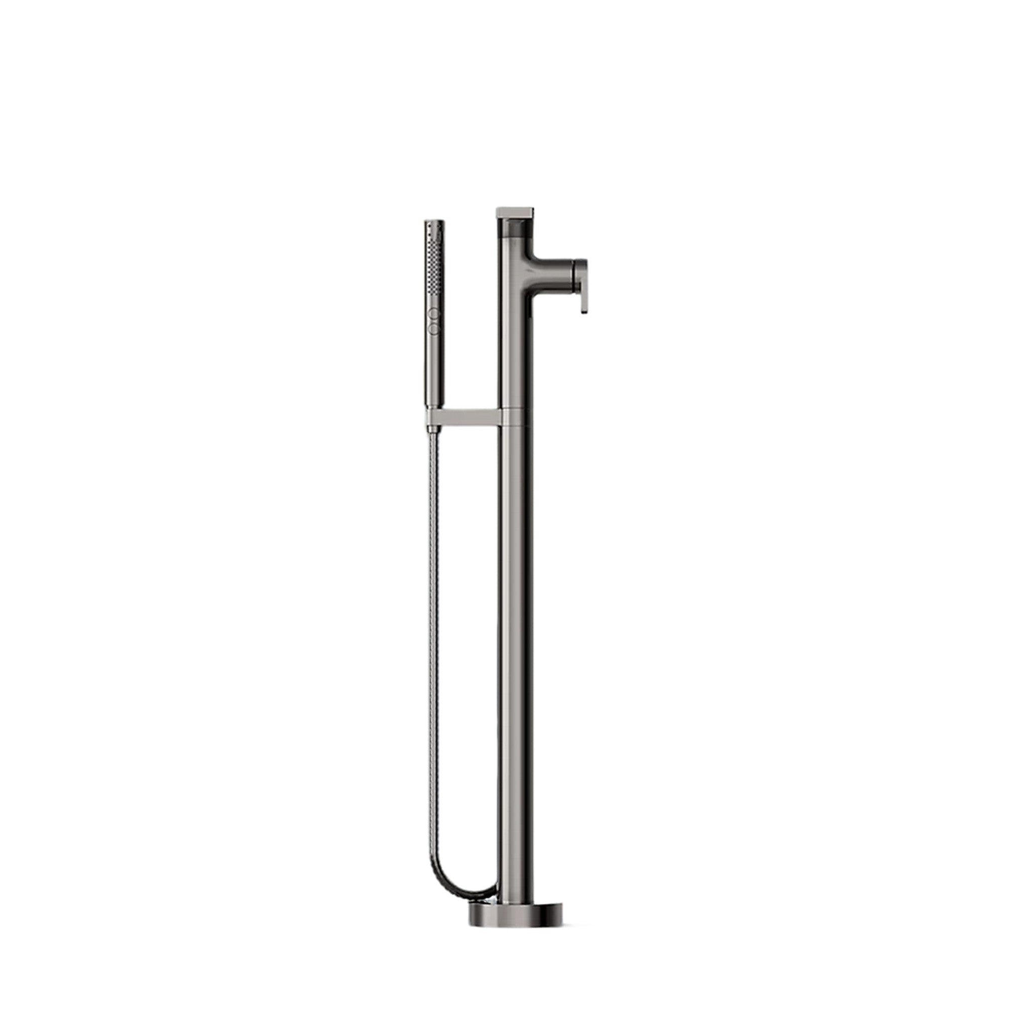 COMPOSED FLOOR MOUNT BATH FILLER TRIM WITH HANDSHOWER - robinsonco.ca