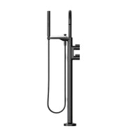 COMPONENTS FLOOR MOUNT BATH FILLER TRIM WITH LEVER HANDLES AND HANDSHOWER - robinsonco.ca