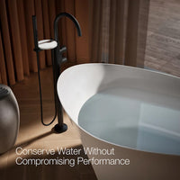 COMPONENTS FLOOR MOUNT BATH FILLER TRIM WITH LEVER HANDLES AND HANDSHOWER - robinsonco.ca