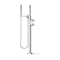 COMPONENTS FLOOR MOUNT BATH FILLER TRIM WITH LEVER HANDLES AND HANDSHOWER - robinsonco.ca