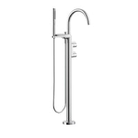 COMPONENTS FLOOR MOUNT BATH FILLER TRIM WITH LEVER HANDLES AND HANDSHOWER - robinsonco.ca