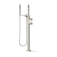 COMPONENTS FLOOR MOUNT BATH FILLER TRIM WITH LEVER HANDLES AND HANDSHOWER - robinsonco.ca
