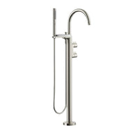 COMPONENTS FLOOR MOUNT BATH FILLER TRIM WITH LEVER HANDLES AND HANDSHOWER - robinsonco.ca