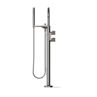 COMPONENTS FLOOR MOUNT BATH FILLER TRIM WITH LEVER HANDLES AND HANDSHOWER - robinsonco.ca