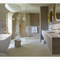 COMPONENTS FLOOR MOUNT BATH FILLER TRIM WITH LEVER HANDLES AND HANDSHOWER - robinsonco.ca
